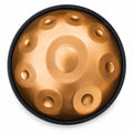 Handpan Sol mineur Doré