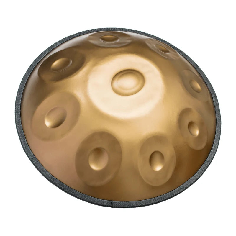 Handpan Ré mineur Doré