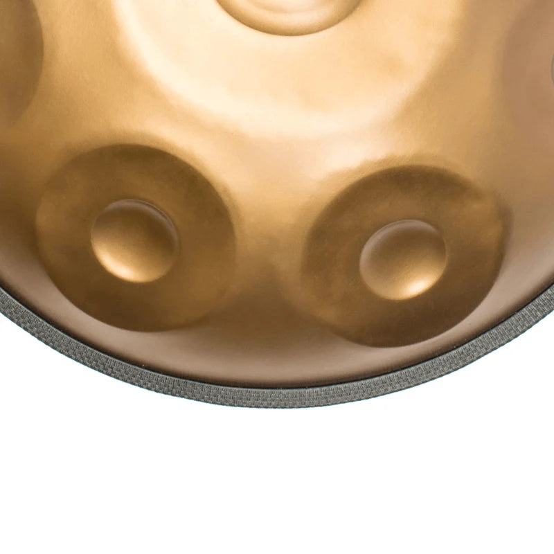 Handpan Ré mineur Doré